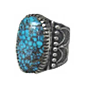 ハワードネルソン ネバダブルーターコイズリング画像