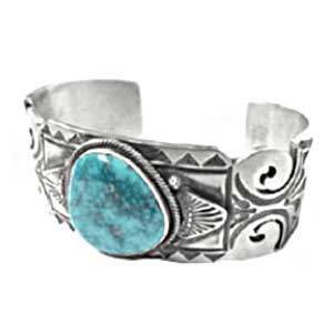 ゲイリーリーブス モレンシーターコイズ シルバーバングル画像