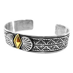 ゲイリーリーブス 14Kメタル付き バングル画像