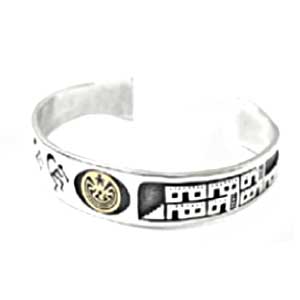 ジェイソンタカラ 14K金メイズ シルバーバングル画像