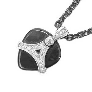 プエルタデルソル PE155BK ピック ダイヤ ネックレス 画像