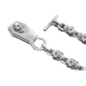 ゴールドキッド シルバーオールスカル ウォレットチェーン SWC-06画像