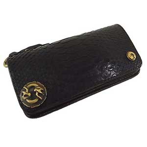 ゴールドキッド パイソンスカル ウォレット画像