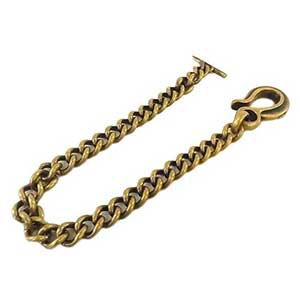 ゴールドキッド 真鍮 ブラス ウォレットチェーン画像