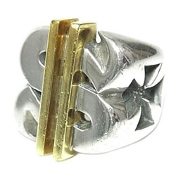 ビルウォールレザー $ RING ダラーリング 18K × 925画像