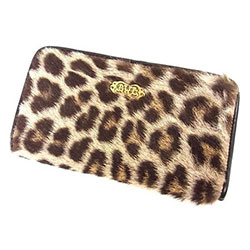 ビルウォールレザー Leopard Wallet ハラコ レオパード画像