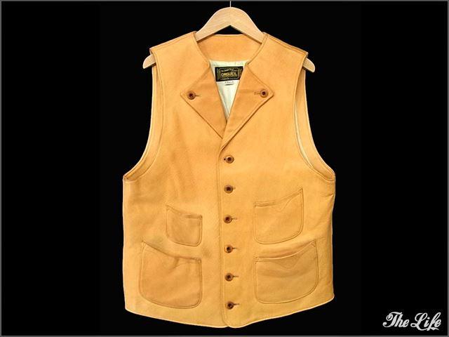 ORGUEILオルゲイユOR-4015A ハンティングレザーベスト42/ホースハイド