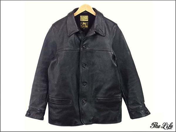 JOE McCOYジョーマッコイ レザーカーコート/ブラック/40/ホースハイド/ジャケット