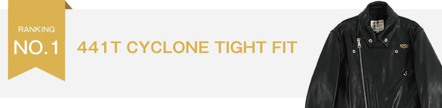 441T CYCLONE TIGHT FITサイクロンタイトフィット ライダースジャケット 買取画像