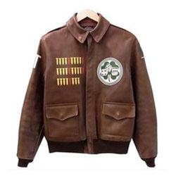 エアロレザー ×ザ・リアルマッコイズ A-2 実名復刻 画像