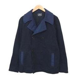 ステュディオダルチザン 刺し子 Pコート 画像