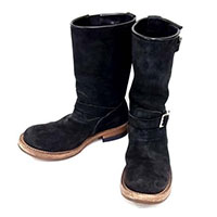 AP-S-01B MAIN STEER SUEDE LEATHER スエード エンジニアブーツ 9画像