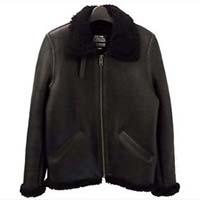 ショット ×ロンハーマン B-6 ムートン レザージャケット 画像