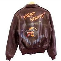 リアルマッコイズ MEAT HOUND A-2 レザー ジャケット 画像