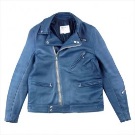 リアルマッコイズ 別注 サイクロン ディアスキン ダブル レザー ライダース ジャケット 画像