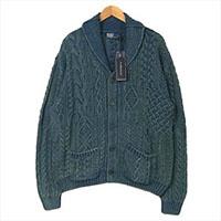 ラルフローレン インディゴ ショールカラー カーディガン 画像