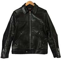 666 LJM-9TF タイトフィット センタージップ ライダース レザー ジャケット 画像