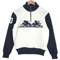 ラングリッツレザー Dehen ディーエン 70th ハーフジップ ウール ニット 画像