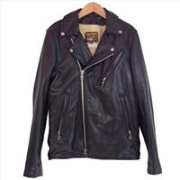 バンソン × Ronherman 裏ボア ダブル ライダース ジャケット 画像