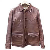 シュガーケーン ホースハイド レザー カー コート SC80203 画像