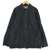 ポストオーバーオール ストライプ カバーオール デニムジャケット 画像