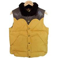 ウエアハウス ダブル ワークス Dubble Works オール レザー 切替 ダウンベスト 画像