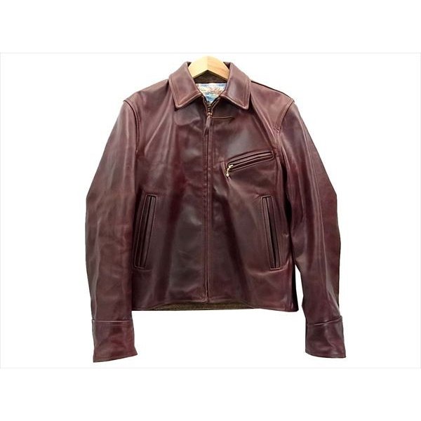 ホースレザー裏アルパカ ハーフベルテッド 画像