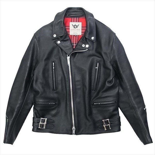 タータン チェック ダブル ライダース ジャケット 画像