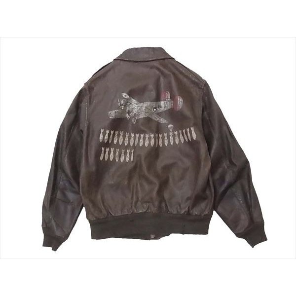 40s A-2 米軍 実物 当時物オリジナル ジャケット 画像