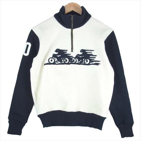 Dehen ディーエン70th ハーフジップ ウール ニット 画像