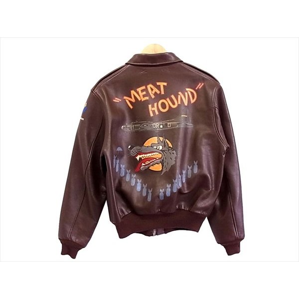 MEAT HOUND A-2レザー ジャケット 画像