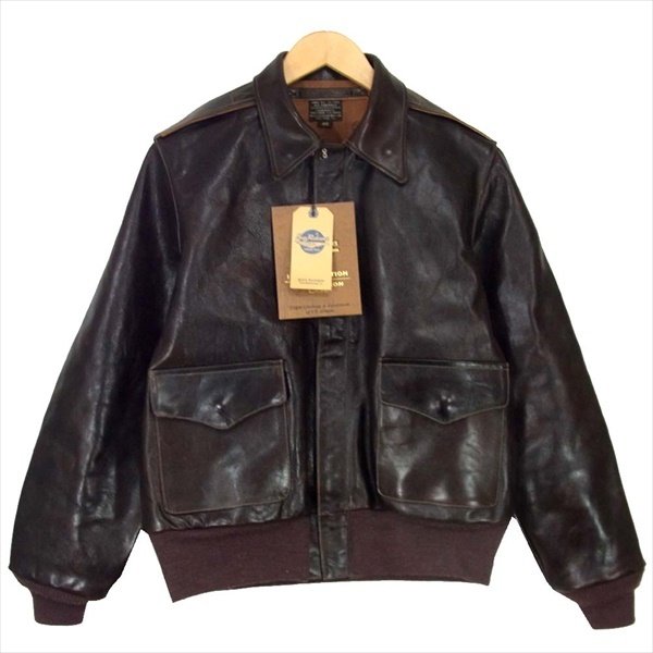 BR80533 TYPE A-2 AC17155 ホースハイド 馬革 フライト レザー ジャケット 画像
