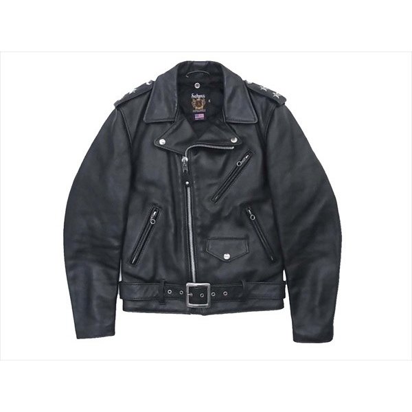 ショット × BEAMS ビームス 限定ディズニー ミッキーマウス 2スター ダブル USA製 レザーライダース 画像