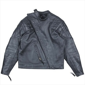 ラングリッツレザー デスズヘッド キャスケード 山羊革 ゴートレザー ライダース ジャケット 画像