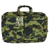 ポーター × APE PRINT 1st CAMO 3WAYブリーフケース画像