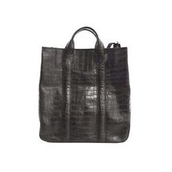 万双 シモーネ クロコ型押し 2WAY トートバッグ 画像