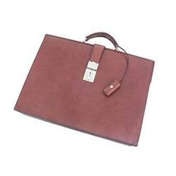 万双 ブライドル レザー 細マチ ダレス ハンドバッグ 画像