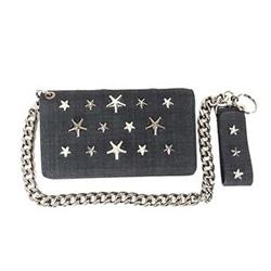 ジミーチュウ MOLTON モルトン ウォレットチェーン付 財布 IME 188 画像