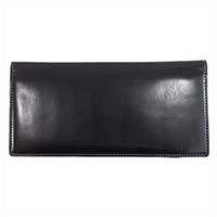 ガンゾ コードバン レザー 札入れ 長財布 画像