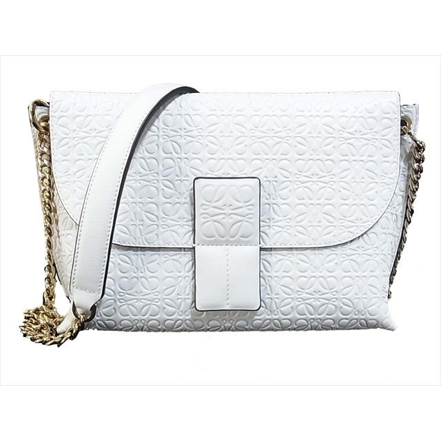 ロエベ Avenue Bag アベニューショルダーバッグ ホワイト系 画像