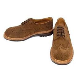 トリッカーズ ブローグダービーシューズ ブラウン 画像