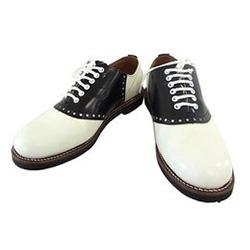 リーガル ×グラッドハンド 606S GH サドル シューズ WHT×BLK 画像