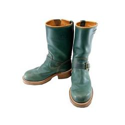 メイドインGMジャパン green エンジニアブーツ 画像