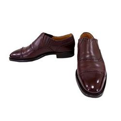 三陽山長 サイドエラスティック ストレートチップシューズ 画像