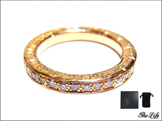 クロムハーツ 22K NTFLリング パヴェダイヤ