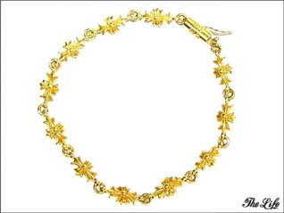 22KタイニーE CHプラス11LINKブレスレット