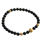 22Kクロスボールビーズブレスレット