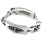 ダブルIDブレスレットクラシックチェーン