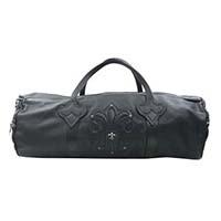 クロムハーツ BSフレア バレルクロス ボールジップ レザー ダッフル ボストンバッグ 画像