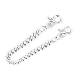 クロムハーツ クラシック ウォレットチェーン 2クリップ ショート 画像